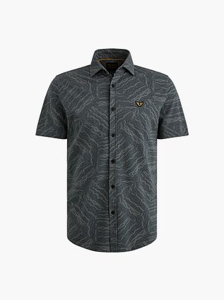PME Legend Chemise Manches Courtes Impression Dark Slate