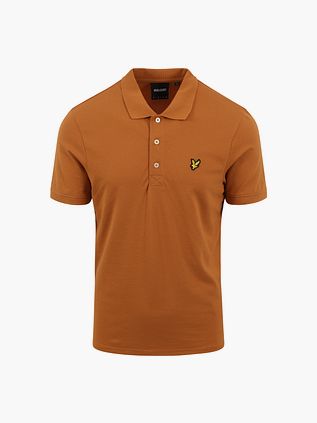 Polo liso de Lyle and Scott en naranja