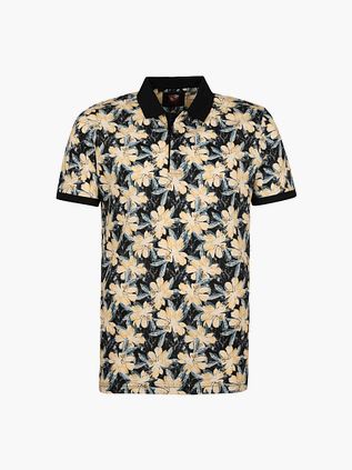 Suitable Polo Blommor Mörkblå Navy