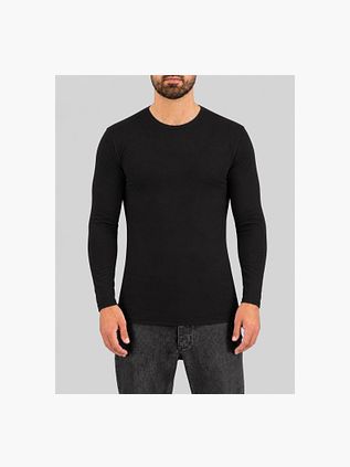 Garage Basic Longsleeve T-Shirt Stretch Black