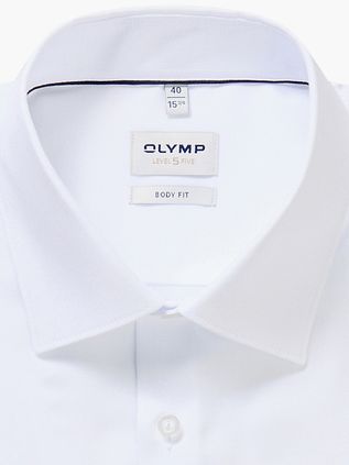OLYMP Level 5 Body Fit Shirt White Twill