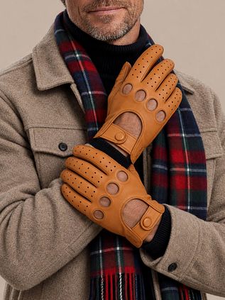 Hestra Gloves Morgan Leather Brown