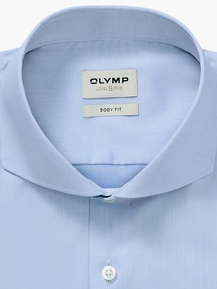 OLYMP Shirt Level 5 Body Fit Light Blue