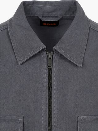 BOSS Overshirt Lorum Mørkeblå