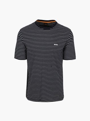 BOSS T-shirt Stribe Blå