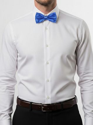 Suitable Satin Bow Tie Cobalt Blue