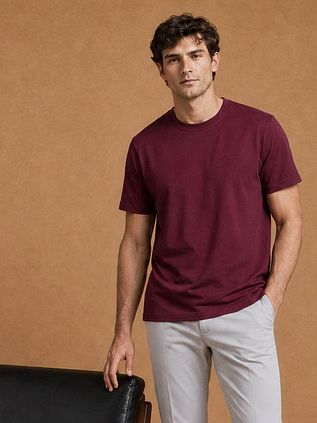 King Essentials The Shawn T-Shirt Burgundy