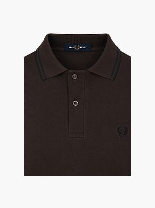 Fred Perry Polo Tipped M3600 Braun 86C