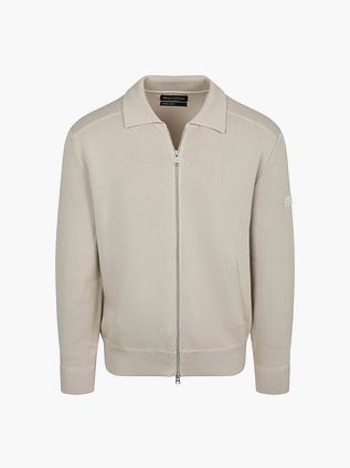 Marc O'Polo Cardigan Zip Grey Silk