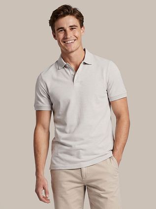Suitable Poloshirt MEL Pique Sand