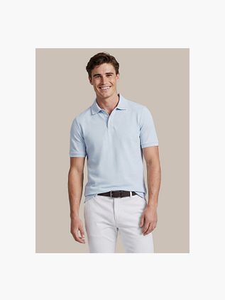 Suitable Respect Polo Shirt Tiger Light Blue