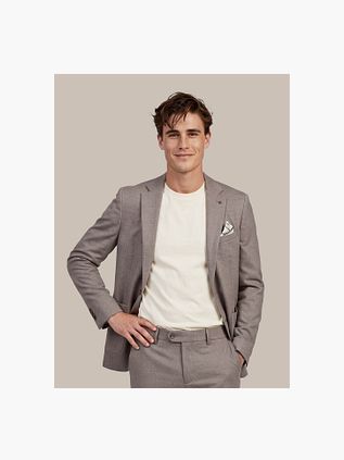 Suitable Veste Fame Pied-de-Poule Tabacco