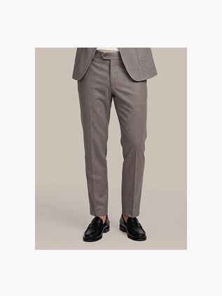 Suitable Aiden Pantalon Houndstooth Tabacco