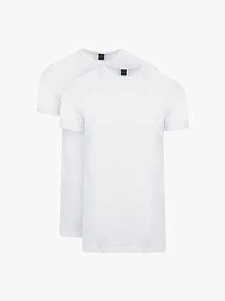 Suitable Ota T-shirt med rund hals hvid 2-pak