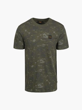 T-shirt PME Legend Slub Thyme w kolorze zielonym