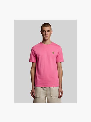 Lyle and Scott T Shirt Hot Pink