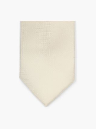 Suitable Silk Tie Ecru