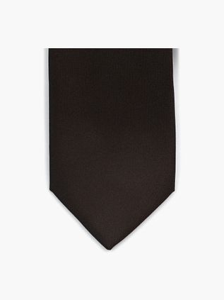 Suitable Silk Tie Dark Brown