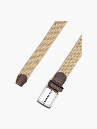 Suitable Braided Belt Beige
