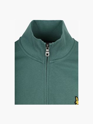 Lyle & Scott Sweat Half Zip Everglade Green