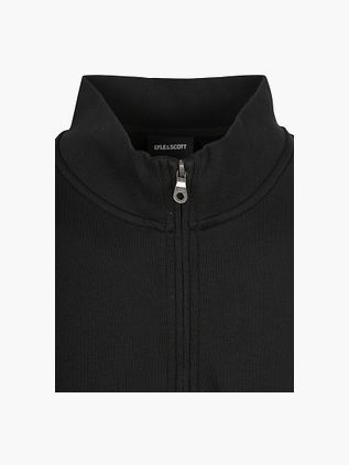 Lyle & Scott Plussize Sweat Half Zip Black
