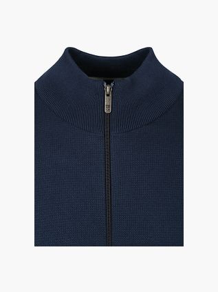 State Of Art Half Zip Trui Structure Navy