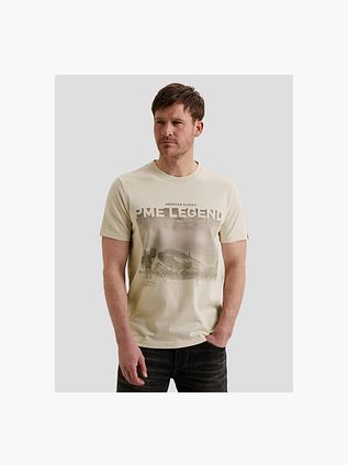 PME Legend T-Shirt Heavy Jersey Artwork Ecru