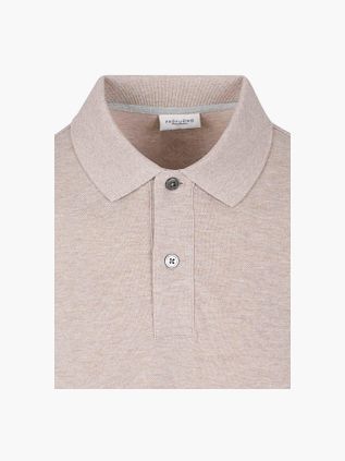 Profuomo Piqué Polo Shirt Beige