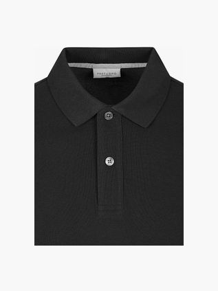 Profuomo Piqué Polo Shirt Black