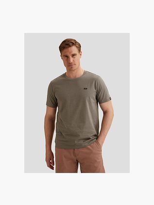 Vanguard T-Shirt Stripes Taupe