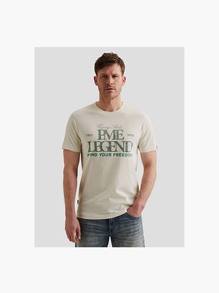 PME Legend Jersey Artwork T-Shirt Egret