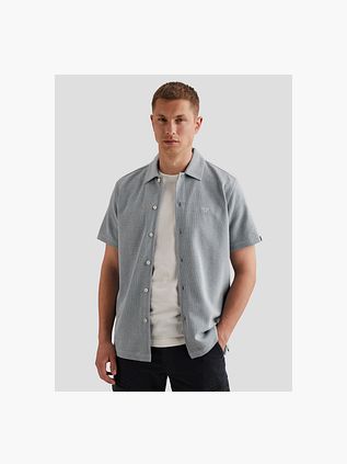 PME Legend Short Sleeve Hemd Jersey Interlock Rain Washed