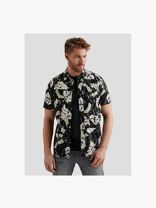 PME Legend Short Sleeve Hemd Druck Carbon