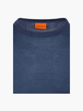 Suitable Merino Pullover Royalblau