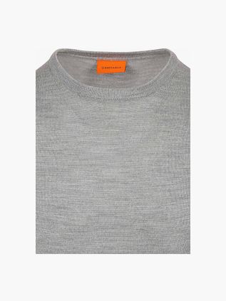Suitable Merino Pullover Mid Grau