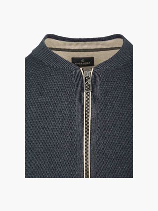 CASAMODA Pullover Zip Structure Navy