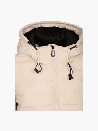 No Excess Jacket Short Fit Sealed Hooded Off-White
