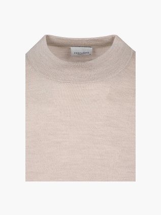 Profuomo Turtleneck Pullover Merino Beige