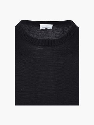 Profuomo Pullover Merino Wool Black