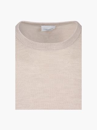 Profuomo Pullover Merino Wool Beige