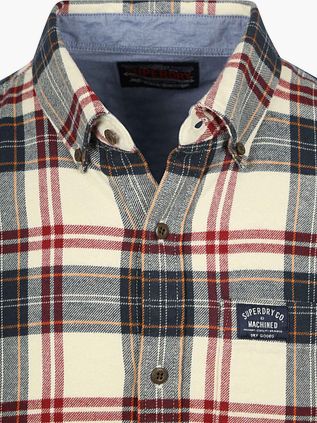 Superdry Chemise à Carreaux Lumberjack Off White