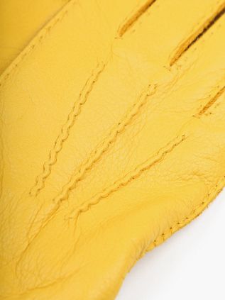 Hestra Handschoen Matthew Leer Geel