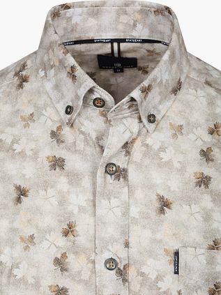 State Of Art Shirt Flower Print Grey