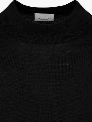 Profuomo Turtleneck Pullover Merino Black