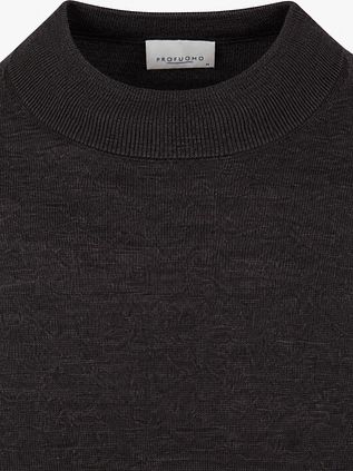 Profuomo Turtleneck Pullover Merino Dark Brown