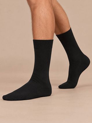 Suitable Merino Sokken Zwart 6-Pack