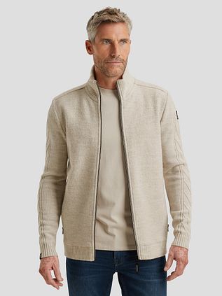 Vanguard Vest Structure Boiled Wool Blend Beige