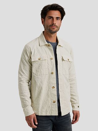 Cast Iron Overshirt Corduroy Ecru