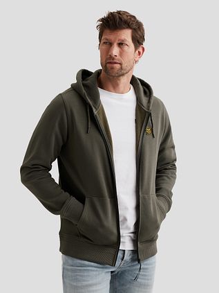 PME Legend Cardigan Hooded Beluga Green