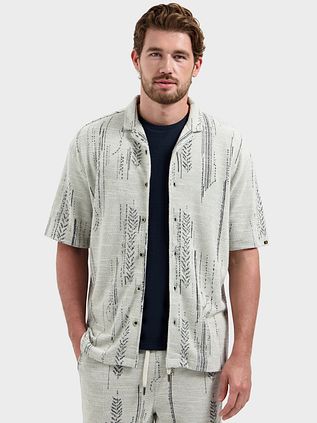 No Excess Short Sleeve Jacquard Hemd Druck Kit